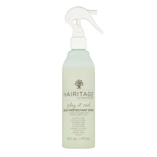 Hairitage Heat Protectant Spray - Up to 450 Degree Protection + Hydrates +...