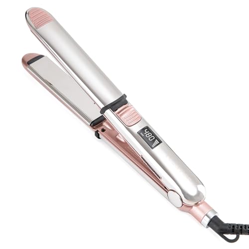 Rozamor Professional Flat Iron Hair Straightener, Titanium Ionic Hair Straightening,...