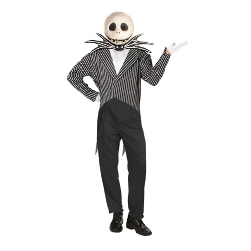 Jack Skellington Adult Halloween Costume, XL