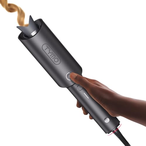 TYMO Automatic Rotating Curling Iron - TYMO CURLPRO Beach Waves 1 Inch Curling Wand,...