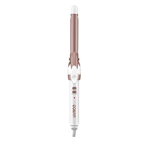 Conair Double Ceramic 3/4-Inch Curling Iron, ¾-inch barrel produces tight curls –...