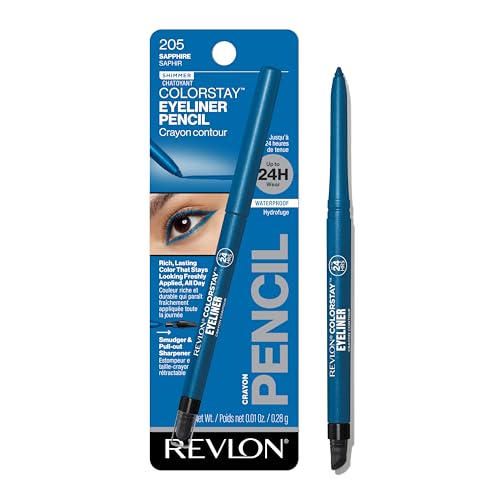 Revlon ColorStay Pencil Waterproof Eyeliner, Smudge-Proof, Eye Makeup with Built-In...