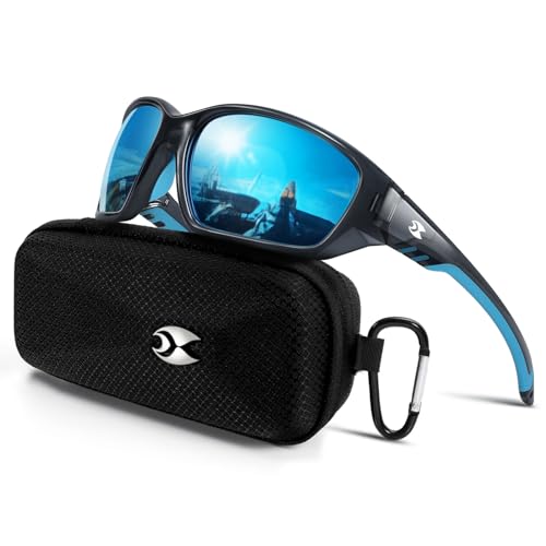 suoso Sports Polarized Sunglasses for Men: Womens UV400 Protection Sun Glasses Wrap...