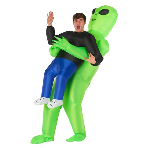 Morph Inflatable Alien Costume Adult, Blow Up Alien Abduction Costume Adult,...