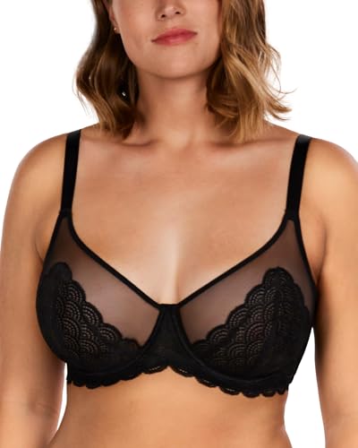 HSIA Minimizer Bra for Women - Plus Size Lace Bra Womans Full Coverage Bras Unlined...