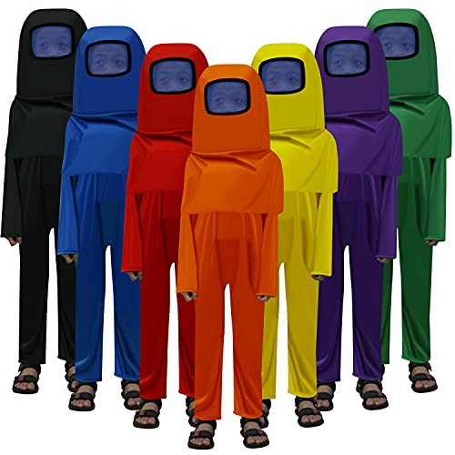 Astronaut Game Jumpsuit Halloween Novelty Bodysuit Set Cosplay Costume For Boy Girl...