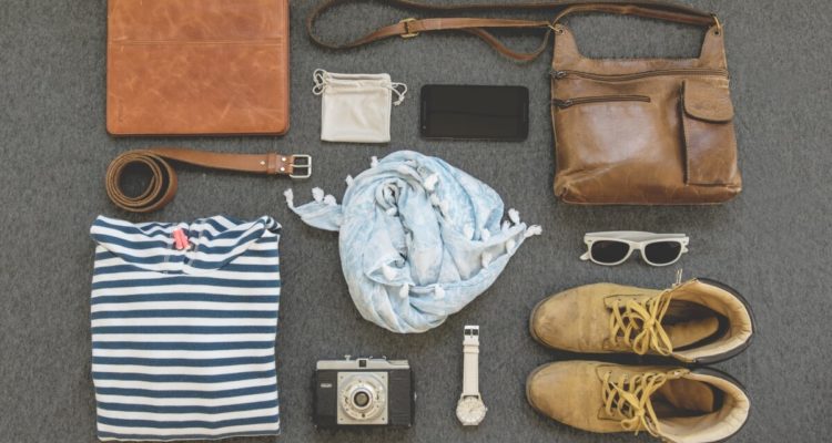 High Angle View of Accessories